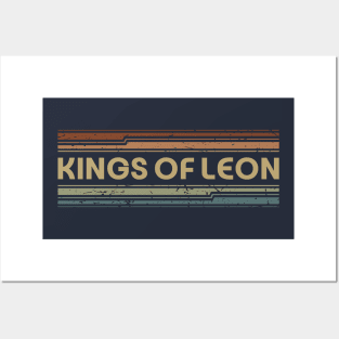 Kings of Leon Retro Lines Posters and Art